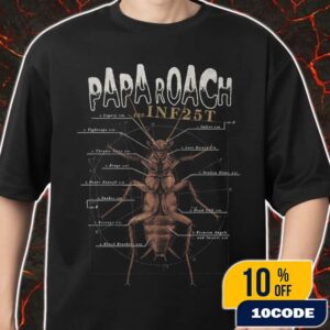 Papa Roach Rock Band New Merch 2025 Arrivals Inf25t Dissection Merch Unisex T-Shirt
