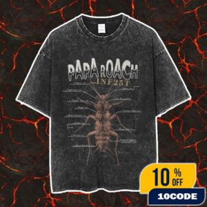 Papa Roach Rock Band New Merch 2025 Arrivals Inf25t Dissection Vintage Washed Unisex T-Shirt