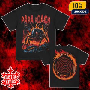 Papa Roach Rock Band New Merch 2025 Arrivals Roachzilla 2025 North American Tour Unisex T-Shirt