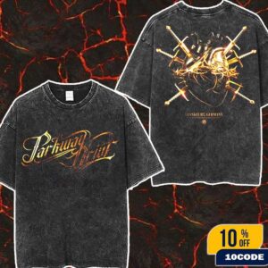 Parkway Drive Frankfurt Germany 2025 20 Year Anniversary European Tour Pop Up Exclusive Tee On September 24 2025 Washed Two Sides T-Shirt