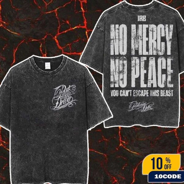 Parkway Drive IRE 10 Year Anniversary No Mercy No Peace You Can’t Escape This Beast Washed Two Sides T-Shirt