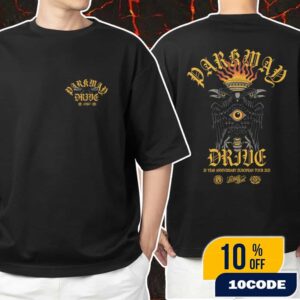Parkway Drive x Metal Hammer Celebrate 20th Year Anniversary European Tour 2025 Issue 405 Exclusive Tee Design Unisex T-Shirt Merchandise