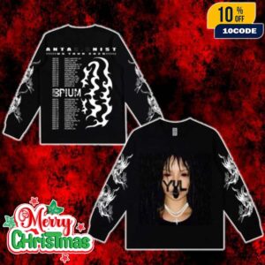 Playboi Carti YVL Young Vamp Life Antagonist Tour 2.0 Merch 2025 New Arrivals All Over Print Long Sleeve Sweater Unisex T-Shirt