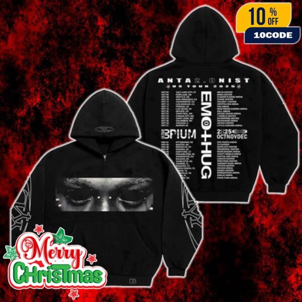 Playboi Carti YVL Young Vamp Life Antagonist Tour 2.0 Merch 2025 New Arrivals With Tour Dates Backprint Unisex Hoodie
