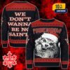 Iron Maiden Ugly Sweater Somewhere In Time Eddie Santa Christmas Jumper
