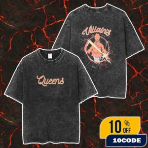 Queen Of The Stone Age New Merch 2025 Arrivals The Evil Has Landed Merch Unisex Two Sided Washed T-Shirt