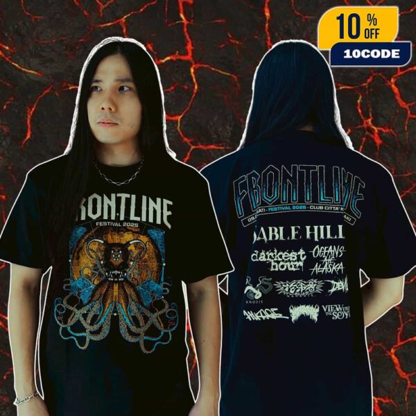 Sable Hills Presents Frontline Festival 2025 On September 6 2025 At Club Citta’ Kawasaki Japan With Lineup Backprint Unisex T-Shirt