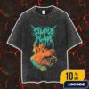 Simple Plan Official Halloween 2025 New Arrivals Spider Artwork Tee Version Vintage Washed Unisex T-Shirt