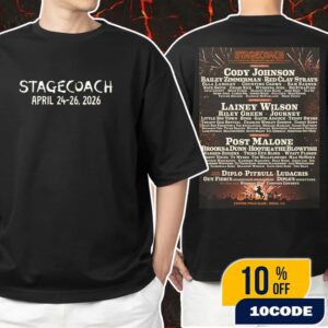 Stagecoach 2026 California’s Country Music Festival April 24-25-26 2026 At Empire Polo Club Indio CA Poster Lineup Unisex T-Shirt Merchandise
