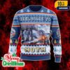 Budweiser Ugly Christmas Sweater Red White Knit Pullover With Beer Can Pattern A Friend With Budweiser Holiday Party Jumper