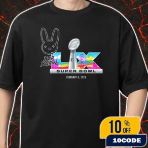 Super Bowl LX Halftime Show 2026 x Bad Bunny February 8 2025 At Levi’s Stadium Santa Clara California Apple Music New Logo Merch Unisex T-Shirt