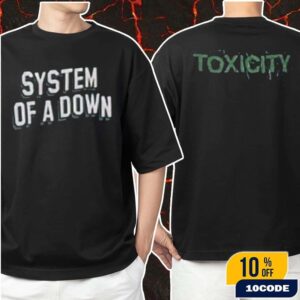 System Of A Down Toronto 2025 In Canada Venue Tee Toxicity Merch At Rogers Stadium Concert On September 3-5 2025 Unisex Two Sides T-Shirt