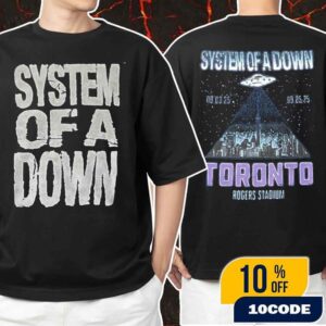 System Of A Down Toronto 2025 Rogers Stadium Concert On September 3-5 2025 At Canada With Deftones North American Stadium Tour Event Tee Unisex T-Shirt Merchandise