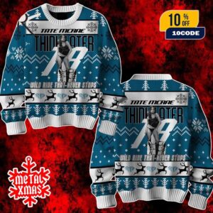 Tate McRae Ugly Sweater Think Later Christmas Holiday Outfit