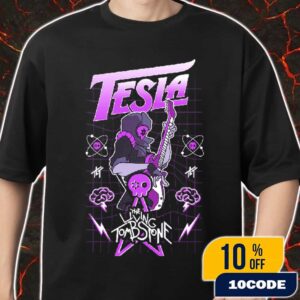 The Living Tombstone Tesla New Logo Official Merchandise Merch Unisex T-Shirt