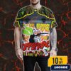 The Offspring Supercharged Worldwide In ’25 Tour On September 4 2025 At Cascades Amphitheater Ridgefield Washington Poster Event Artwork By Shawn Knight 3D T-Shirt