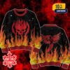 We Can Be Heroes David Bowie Ugly Sweater Christmas Knit Black Yellow Red