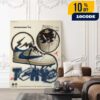 Travis Scott x Air Jordan 1 Low Fragment The Story Continues November 2025 Sneaker Poster Canvas Home Decor