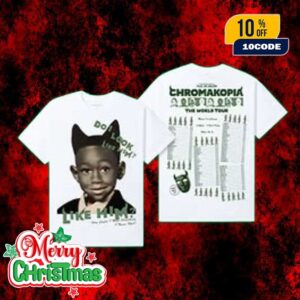 Tyler The Creator Chromakopia The World Tour 2025 At Manila Araneta Coliseum On September 20-21 2025 Like Him Tour Tee Two Sides Unisex T-Shirt