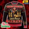Ugly Christmas Sweater Captain Morgan Rum Holiday Jumper Party Outfit For Men and Women