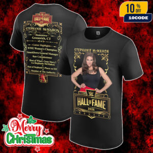 WWE Hall Of Fame 2026 Stephanie McMahon Inductee All Career Highlights Backprint Unisex Two Sides T-Shirt