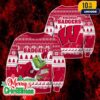 Stanford Cardinal Grinch Ugly Christmas Sweater Red White Knitted Pullover Holiday Party Jumper For Men And Women