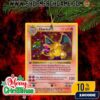 Rare Pokemon Card Ornament Pikachu Illustrator 1998 Christmas Decoration Collector Holiday Tree Gift