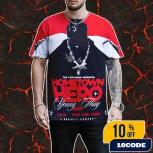 A Benefit Concert Young Thug And Friends Homtown Hero The Return On December 16 2025 At State Farm Arena Atlanta Georgia UY Scuti Tour All Over Print Graphic T-Shirt, Hoodie