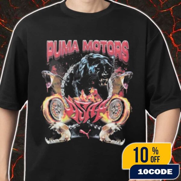ASAP Rocky x PUMA Collection On October 9 2025 Harlem’s Jazz Renaissance Black Streetwear Puma Motors Artwork Merch Unisex T-Shirt