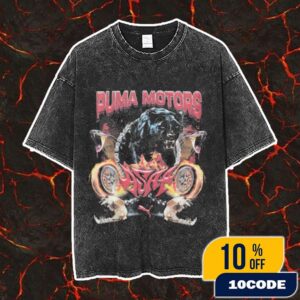 ASAP Rocky x PUMA Collection On October 9 2025 Harlem’s Jazz Renaissance Black Streetwear Puma Motors Artwork Vintage Washed Unisex T-Shirt