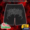 Metallica M72 World Tour 2025 Skull Logo Artwork Shorts
