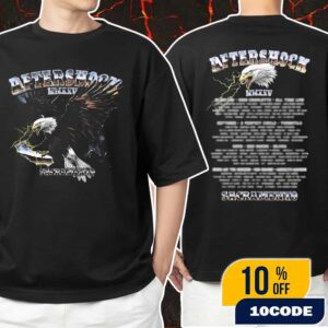 Aftershock Festival 2025 State Bird Version Tee Sacramento Discovery Park October 2-5 Eagle Artwork MMXXV Line Up Backprint Unisex T-Shirt Merchandise