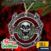 Iron Maiden Piece Of Mind Christmas Ornament Ceramic Holiday Decoration Eddie Lobotomy Chains Straightjacket Design Tree Ornament Collectible Gift For Heavy Metal Fans