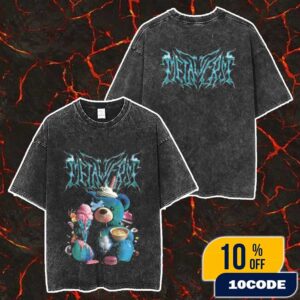 Babymetal World Tour 2025-2026 In Asia Zepp Kuala Lumpur Metalverse Official Merchandise Crazy Bear Tee Version On October 6 2025 At Malaysia Merch Unisex Two Sided Washed T-Shirt
