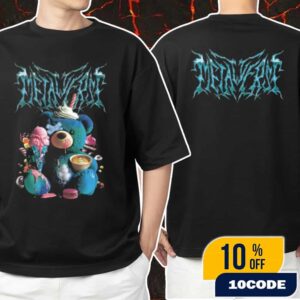 Babymetal World Tour 2025-2026 In Asia Zepp Kuala Lumpur Metalverse Official Merchandise Crazy Bear Tee Version On October 6 2025 At Malaysia Unisex T-Shirt Merchandise