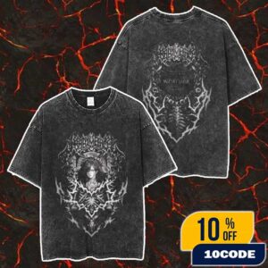 Babymetal World Tour 2025-2026 Special Arena Show In US Intuit Dome Los Angeles On November 1 2025 New Merch Collection Dark Angel Tee Version Merch Unisex Two Sided Washed T-Shirt
