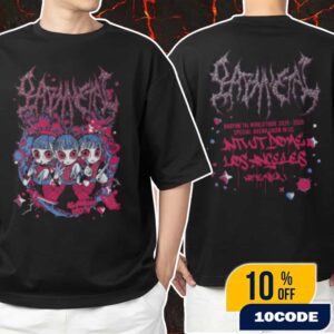 Babymetal World Tour 2025-2026 Special Arena Show In US Intuit Dome Los Angeles On November 1 2025 New Merch Collection KxAxWxAxIxI Tee Version Unisex T-Shirt Merchandise