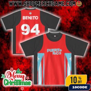 Bad Bunny Debi Tirar Mas Fotos Collection 2025 Benito Number 94 Puerto Rico Residency Tour 2024-2025 Unisex Jersey Football Shirt