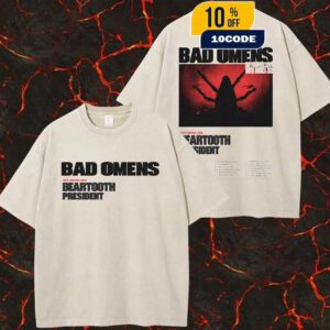 Bad Omens Do You Feel Love North America Tour 2026 With Beartooth x President Arena Tour Dates Washed T-Shirt