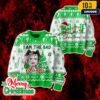Billie Eilish I Am The Bad Santa Ugly Christmas Sweater Funny Holiday Knit Jumper Xmas Gift