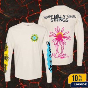 Billy Strings Fall 2025 Tour North American Merch Seeing Flower Long Sleeve Tee, T-Shirt Billy Strings Fall 2025 Tour North American Merch Seeing Flower Long Sleeve Tee, T-Shirt