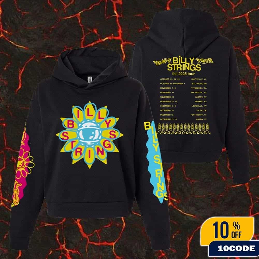 Billy Strings Fall 2025 Tour North American Merch Seeing Flower With Dates Hoodie, T-Shirt Billy Strings Fall 2025 Tour North American Merch Seeing Flower With Dates Hoodie, T-Shirt