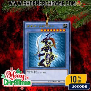 Black Luster Soldier Ornament Yu-Gi-Oh Christmas Decoration Collectible Tree Hanging Card Game Gift Limited Edition Holiday Decor