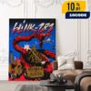 Queens Of The Stone Age The Catacombs Tour 2025 Paris Eiffel Poster Artwork By Morning Breath Inc With Tour Dates Poster Canvas Home Decor