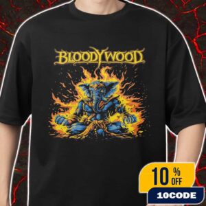 Bloodywood Europe UK October And November Tour 2025 With Halestorm Tour Dates Backprint Merch Unisex T Shirt