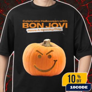 Bon Jovi Celebrate Halloween 2025 Have A Spooky Day Merch Unisex T-Shirt Bon Jovi Celebrate Halloween 2025 Have A Spooky Day Merch Unisex T-Shirt