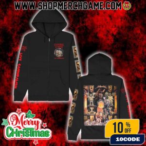 Cannibal Corpse 25th Anniversary Merch New Collection 2025 Live Cannibalism Zip Up Unisex Black Hoodie