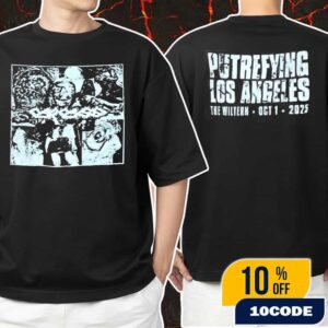 Carcass North American Putrefaction 2025 Tour On October 1 2025 At The Wiltern Los Angeles CA With Nails x Brujeria x Necrot x Mongrel Event Concert Tee Unisex T-Shirt
