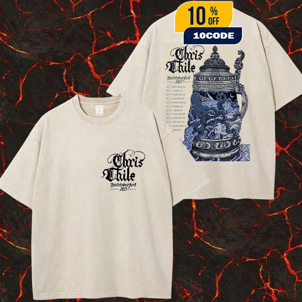 Chris Thile Bachtoberfest 2025 By Poster Tour Dates Landland Colportage Autumnal Bachtopus Artwork Two Sides Washed Unisex T-Shirt Chris Thile Bachtoberfest 2025 By Poster Tour Dates Landland Colportage Autumnal Bachtopus Artwork Two Sides Washed Unisex T-Shirt