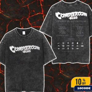 Complexcon 2025 Las Vegas On October 25 26 2025 Full Lineup Washed Two Sides T-Shirt